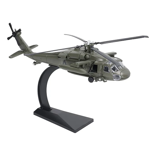 Helicóptero Black Hawk Metálico a Escala Huayi 