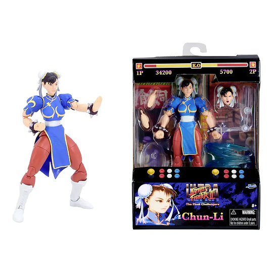 Figura de acción Chun-Li de Jada ULTRA STREET FIGHTER II