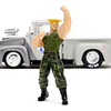 Camioneta Ford F-100 1956 Guile - Street Fighter con Figura | Jada Toys Escala 1:24 | Metal Die-Cast