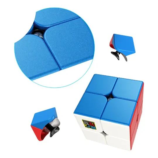 Cubo Rubik MoYu Meilong 2x2 | Stickerless (Sin Pegatinas) | Giro Rápido