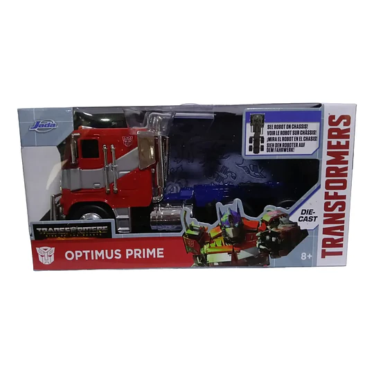 Camión Optimus Prime - Transformers: Rise of the Beasts | Jada Toys Escala 1:24 | Metal Die-Cast
