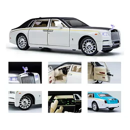 Automóvil a Escala Rolls-Royce Phantom | Adorno de Colección en Metal | Die-Cast Premium