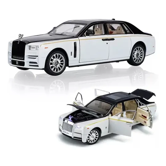 Automóvil a Escala Rolls-Royce Phantom | Adorno de Colección en Metal | Die-Cast Premium