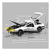 Automóvil a Escala AE86 Trueno (Initial D) | Escala 1:24 | Metal Die-Cast con Luces y Apertura Total