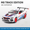 Automóvil a Escala BMW M8 GTE Racing | Escala 1:24 | Metal Die-Cast de Competición
