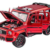 amioneta a Escala Mercedes-Benz Clase G | Escala 1:24 | Metal Die-Cast con Apertura Total | 4 Colores
