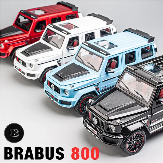 amioneta a Escala Mercedes-Benz Clase G | Escala 1:24 | Metal Die-Cast con Apertura Total | 4 Colores