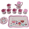 Set tazas de te metalico