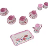 Set tazas de te metalico