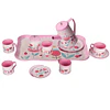 Set tazas de te metalico