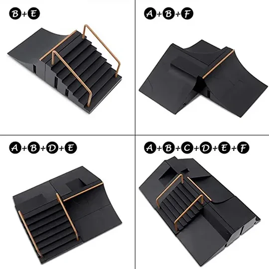 Fingerboard Skate Rampas Patinetas De Dedos