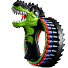 Pistola De Juguete De Dinosaurio Para Niños, Envio Gratis Verde Oscuro
