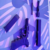 Replica De Pistola A Escala, Metalica, Glock, Llavero