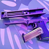 Replica De Pistola A Escala, Metalica, Glock, Llavero