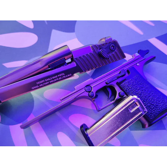 Replica De Pistola A Escala, Metalica, Glock, Llavero