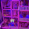 Casa De Muñecas 220 Pcs Armable C/ Accesorios Para Amoblar
