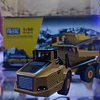 Camion Tolva Articulado Full Metal, Huina Escala 1:50 Amarillo