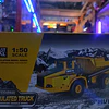 Camion Tolva Articulado Full Metal, Huina Escala 1:50 Amarillo