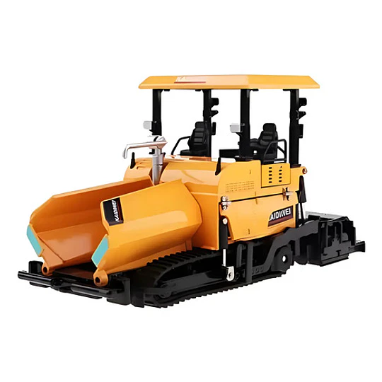 Pavimentadora Full Metal, Escala 1:50 Amarillo