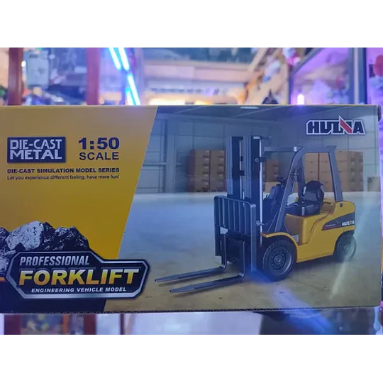 Grua Horquilla Huina 1717 Vehiculo De Carga 1:50 Amarillo