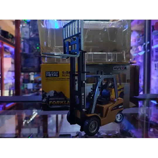 Grua Horquilla Huina 1717 Vehiculo De Carga 1:50 Amarillo