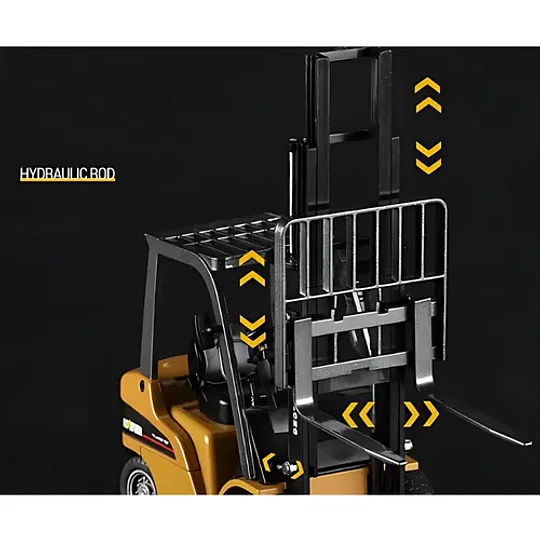 Grua Horquilla Huina 1717 Vehiculo De Carga 1:50 Amarillo