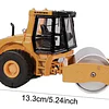 Rodillo Compactador Full Metal, Escala 1:50 Amarillo