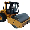 Rodillo Compactador Full Metal, Escala 1:50 Amarillo