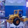 Rodillo Compactador Full Metal, Escala 1:50 Amarillo