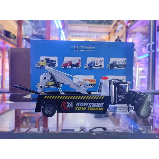 Camión Grúa, Full Metal, 1:50 Cn Brazo De Remolque Funcional