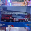 Kdw Camion De Bombero Con Escalera D Rescate 1:50 Full Metal Rojo