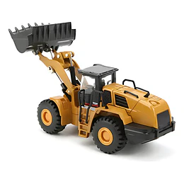 Cargador Frontal  1813 A Escala 1:60 Huina Amarillo