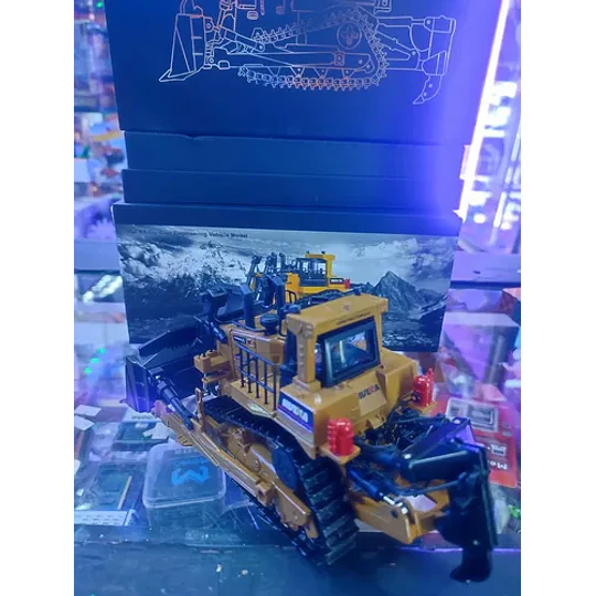 Bulldozer Huina 1700 A Escala 1:50 Full Metal