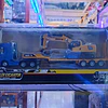 Camion Cama Baja Con Excavadora Escala 1:50 Full Metal