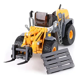 Grua Horquilla Articulada De Alto Tonelaje Escala 1:50 Metal Amarillo