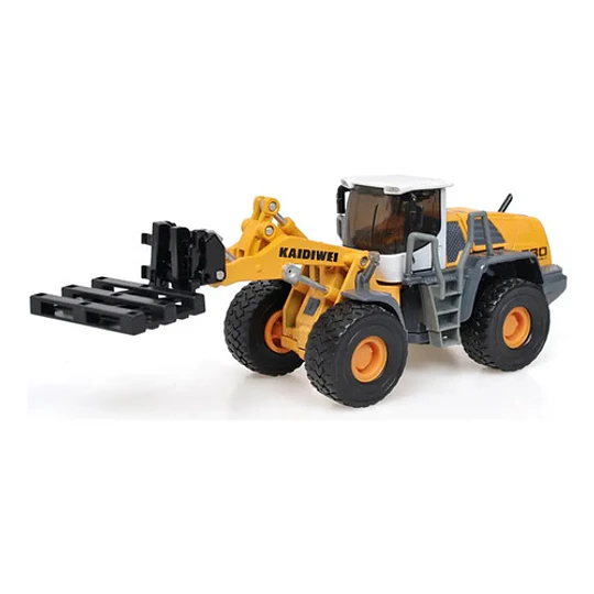 Grua Horquilla Articulada De Alto Tonelaje Escala 1:50 Metal Amarillo