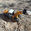 Grua Horquilla Articulada De Alto Tonelaje Escala 1:50 Metal Amarillo