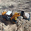 Grua Horquilla Articulada De Alto Tonelaje Escala 1:50 Metal Amarillo