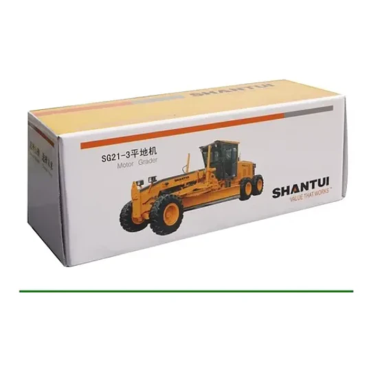 Motoniveladora Shantui Sg21 1:35 Modelo De Metal Detallado Amarillo