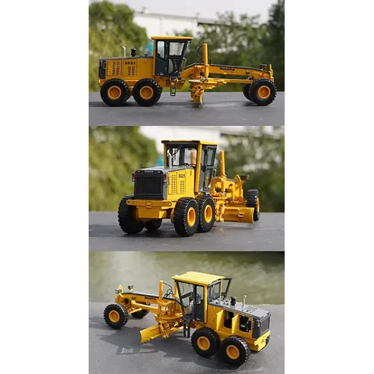 Motoniveladora Shantui Sg21 1:35 Modelo De Metal Detallado Amarillo