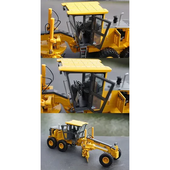 Motoniveladora Shantui Sg21 1:35 Modelo De Metal Detallado Amarillo