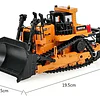 Bulldozer Maquinaria A Escala 1:50, Huina 1700, Full Metal Amarillo