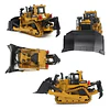 Bulldozer Maquinaria A Escala 1:50, Huina 1700, Full Metal Amarillo
