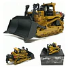 Bulldozer Maquinaria A Escala 1:50, Huina 1700, Full Metal Amarillo