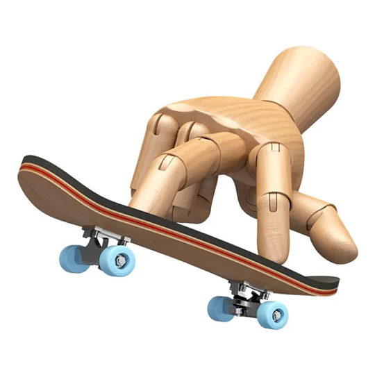 Skate Dedos Madera Profesional Rodamiento Fingerboard Finger