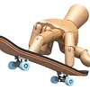 Skate Dedos Madera Profesional Rodamiento Fingerboard Finger
