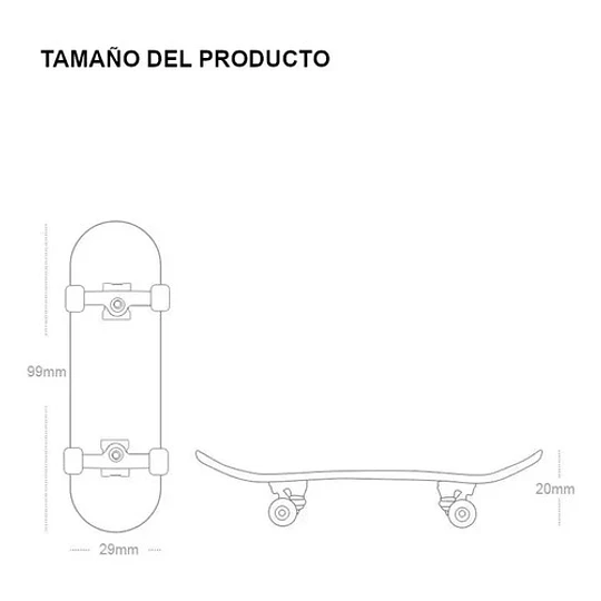 Skate Dedos Madera Profesional Rodamiento Fingerboard Finger