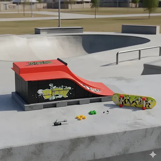 Fingerboard Skate Rampas Patinetas De Dedos