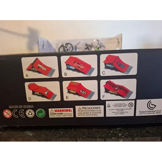 Fingerboard Skate Rampas Patinetas De Dedos