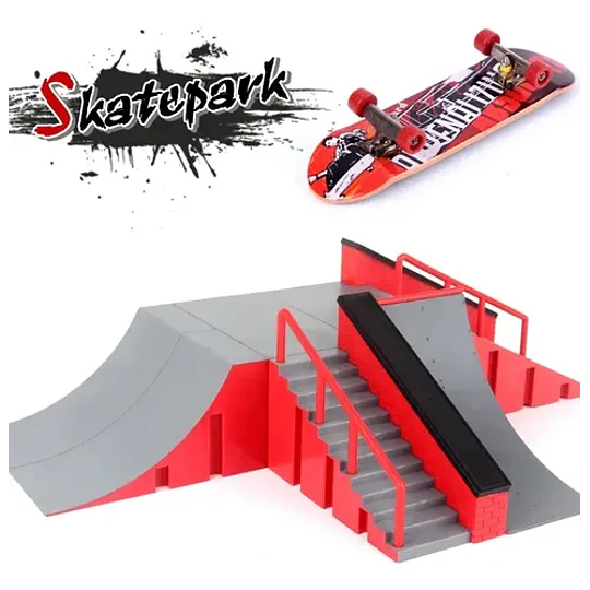Mini Skatepark Modular De Alta Calidad Con 4 Diseños Unibles
